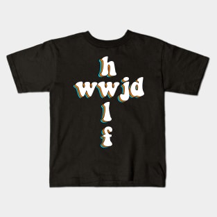 wwjd x hwlf Kids T-Shirt